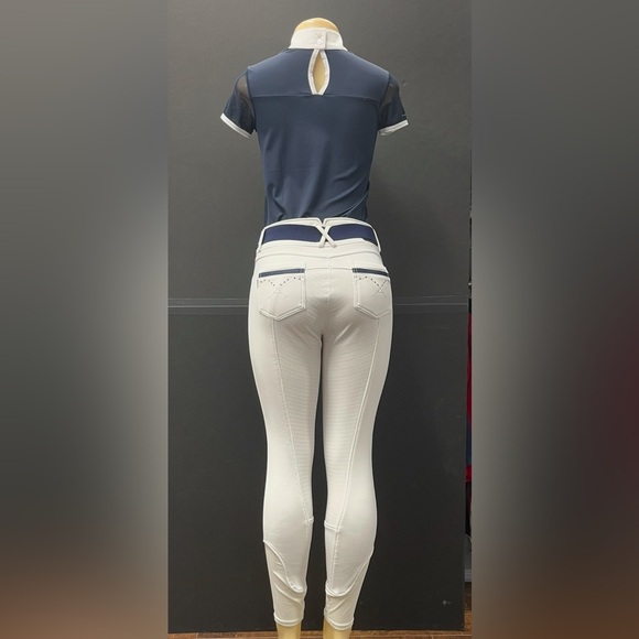 Equestrian Show Pants Andy Breechess Sil Seat Ladies - Picture 4 of 4